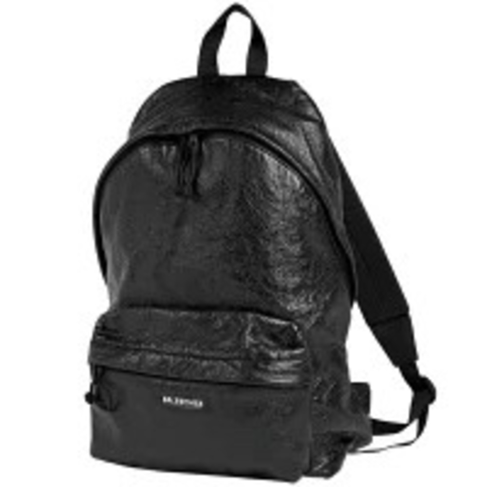 Balenciaga Explorer Backpack Rucksack Daypack Leather Black